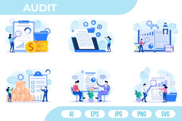 Audit Illustration: A Practical Graphic Design Asset for Digital Sellers