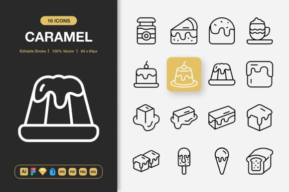 Caramel Icons Review