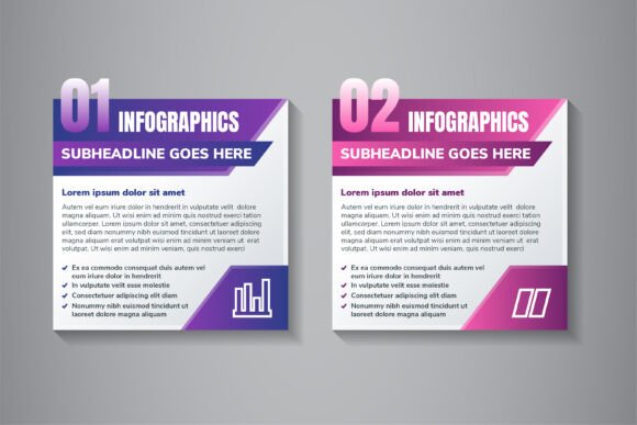 Four Step Infographic Rectangle: Graphics for Creative Sellers
