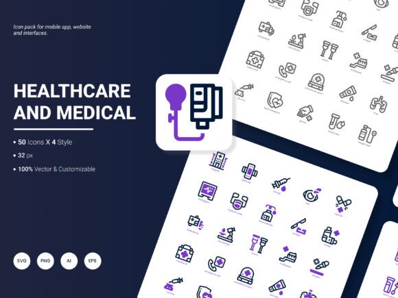 Healthcare and Medical Icon Pack: A Designer’s Take on Modern Graphic Assets