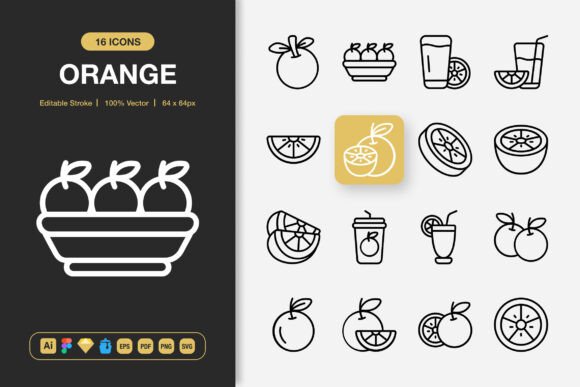Orange Icons: Graphics That Elevate Design