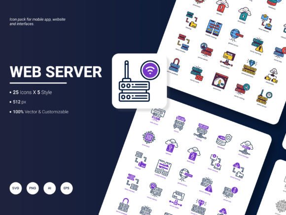 Web Server Icon Pack: A Practical Graphic Design Asset for Modern Projects
